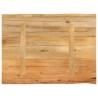 Dessus de table 90x60x3,8 cm bord vivant bois massif manguier  560632560632