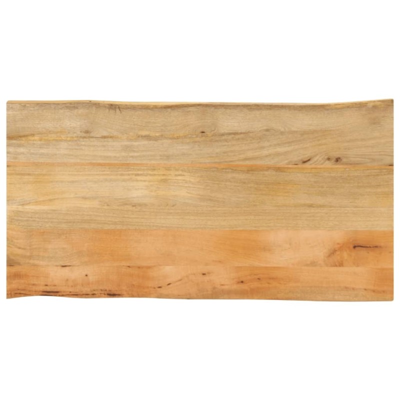 Dessus de table 110x60x3,8 cm bord vivant bois massif manguier 560633560633