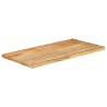 Dessus de table 110x60x3,8 cm bord vivant bois massif manguier 560633560633