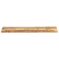 Dessus de table bord vivant 160x40x2,5 cm bois de manguier brut 560634560634