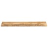 Dessus de table bord vivant 160x40x2,5 cm bois de manguier brut 560634560634