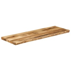 Dessus de table bord vivant 110x40x2,5 cm bois de manguier brut 560636560636