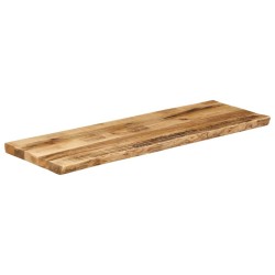 Dessus de table bord vivant 120x40x2,5 cm bois de manguier brut 560637560637