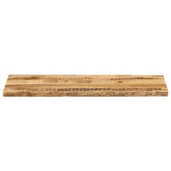 Dessus de table bord vivant 120x40x2,5 cm bois de manguier brut 560637560637
