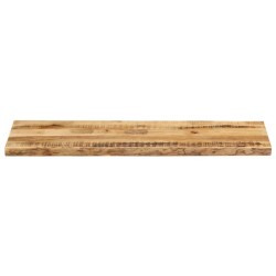 Dessus de table bord vivant 140x40x2,5 cm bois de manguier brut 560638560638