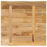 Dessus de table bord vivant 60x60x2,5 cm bois de manguier brut 560639560639