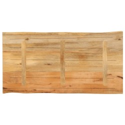 Dessus de table 120x60x3,8 cm bord vivant bois massif manguier 560640560640