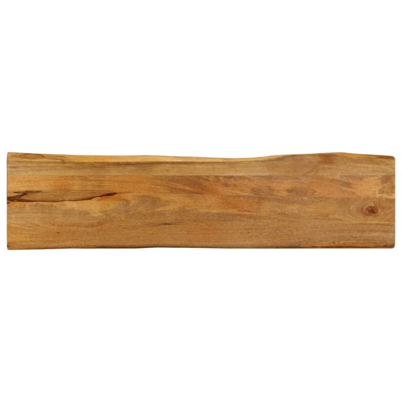 Dessus de table 160x40x2,5 cm bord vivant bois massif manguier 560641560641