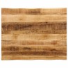 Dessus de table bord vivant 110x80x2,5 cm bois de manguier brut 560642560642