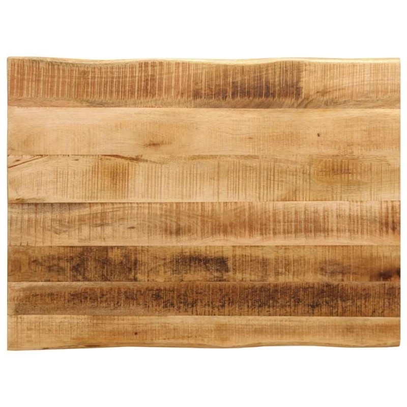 Dessus de table bord vivant 70x60x3,8 cm bois de manguier brut 560644560644