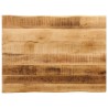 Dessus de table bord vivant 80x60x3,8 cm bois de manguier brut 560645560645