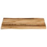 Dessus de table bord vivant 80x60x3,8 cm bois de manguier brut 560645560645