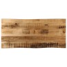 Dessus de table bord vivant 90x40x2,5 cm bois de manguier brut 560646560646