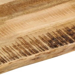 Dessus de table bord vivant 70x60x2,5 cm bois de manguier brut 560648560648