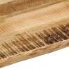 Dessus de table bord vivant 70x60x2,5 cm bois de manguier brut 560648560648