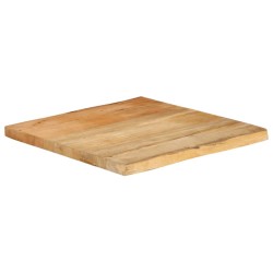 Dessus de table 80x80x3,8 cm bord vivant bois massif manguier 560649560649