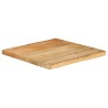 Dessus de table 80x80x3,8 cm bord vivant bois massif manguier 560649560649