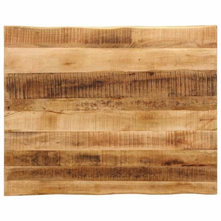 Dessus de table bord vivant 100x80x3,8 cm bois de manguier brut 560650560650