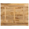 Dessus de table bord vivant 100x80x3,8 cm bois de manguier brut 560650560650