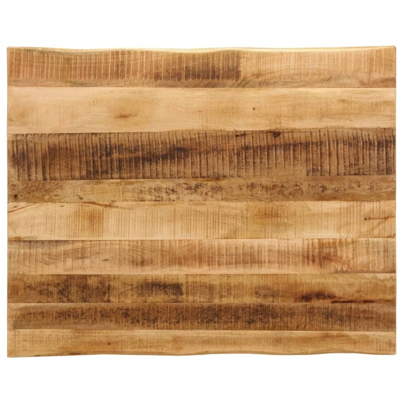 Dessus de table bord vivant 90x80x3,8 cm bois de manguier brut 560651560651