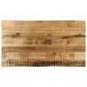 Dessus de table bord vivant 100x60x2,5 cm bois de manguier brut 560653560653