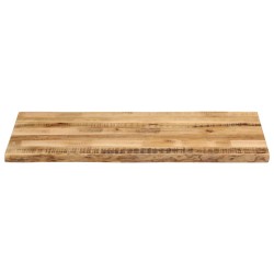 Dessus de table bord vivant 110x60x2,5 cm bois de manguier brut 560654560654