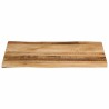 Dessus de table bord vivant 80x60x2,5 cm bois de manguier brut 560655560655