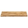 Dessus de table bord vivant 120x60x2,5 cm bois de manguier brut 560656560656