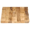 Dessus de table bord vivant 120x60x2,5 cm bois de manguier brut 560656560656