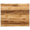Dessus de table bord vivant 90x80x2,5 cm bois de manguier brut 560658560658