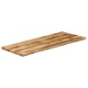 Dessus de table bord vivant 140x60x2,5 cm bois de manguier brut 560659560659