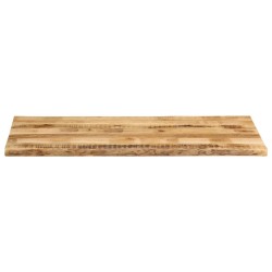 Dessus de table bord vivant 140x60x2,5 cm bois de manguier brut 560659560659
