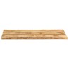 Dessus de table bord vivant 140x60x2,5 cm bois de manguier brut 560659560659