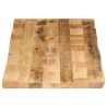 Dessus de table bord vivant 140x60x2,5 cm bois de manguier brut 560659560659