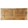 Dessus de table bord vivant 140x60x2,5 cm bois de manguier brut 560659560659