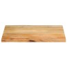 Dessus de table 80x60x2,5 cm bord vivant bois massif manguier 560661560661