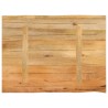 Dessus de table 80x60x2,5 cm bord vivant bois massif manguier 560661560661