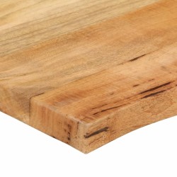 Dessus de table 80x60x2,5 cm bord vivant bois massif manguier 560661560661