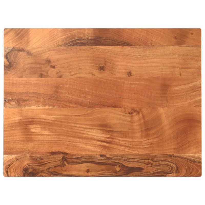 Dessus de table 70x50x2,5 cm rectangulaire bois massif d'acacia 560677560677