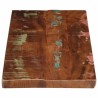 Dessus de table 80x40x3,8 cm rectangulaire bois massif récupéré 560678560678