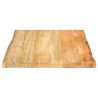Dessus de table 40x40x3,8 cm bord vivant bois massif manguier 560692560692