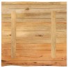 Dessus de table 40x40x3,8 cm bord vivant bois massif manguier 560692560692
