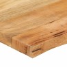 Dessus de table 40x40x3,8 cm bord vivant bois massif manguier 560692560692