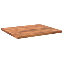 Dessus de table 60x50x2,5 cm rectangulaire bois massif d'acacia 560697560697