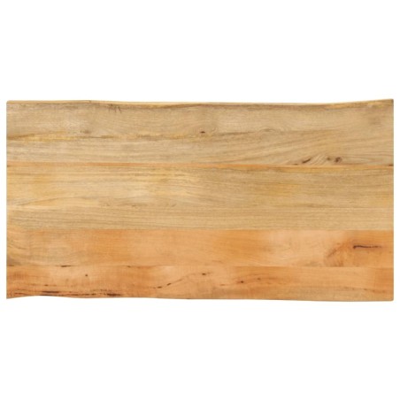 Dessus de table 110x60x2,5 cm bord vivant bois massif manguier 560698560698