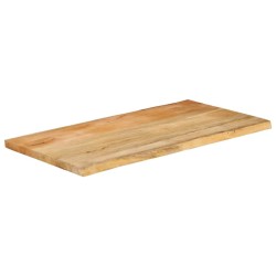 Dessus de table 110x60x2,5 cm bord vivant bois massif manguier 560698560698