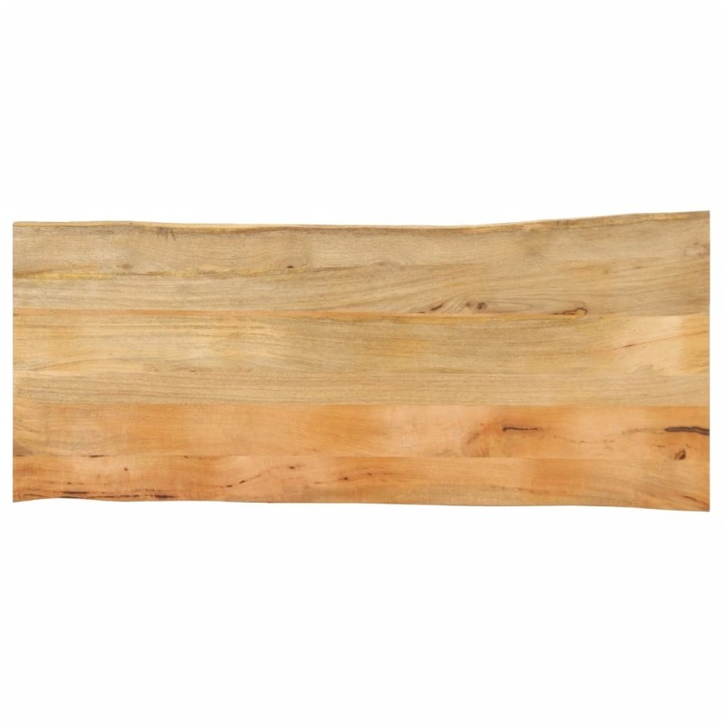 Dessus de table 140x60x2,5 cm bord vivant bois massif manguier 560700560700