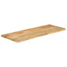 Dessus de table 140x60x2,5 cm bord vivant bois massif manguier 560700560700