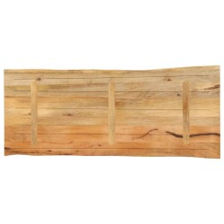 Dessus de table 140x60x2,5 cm bord vivant bois massif manguier 560700560700