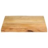 Dessus de table 80x80x2,5 cm bord vivant bois massif manguier 560701560701
